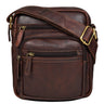 "Fabian" Bolsa de Cuero para Hombro Pequeña Tablet 9.7" Hombre y Mujer