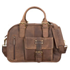 Lehrertasche groß Echtleder braun