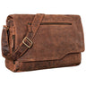 "Marvin" Bolsa De Cuero De Hombro Diseño Vintage Moderno