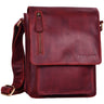 "Finn" Pequeña Bandolera De Cuero Hombre Vintage 8 4 Pulgada