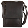 "Finn" Pequeña Bandolera De Cuero Hombre Vintage 8 4 Pulgada