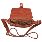 Messenger Bag Leder cognac braun