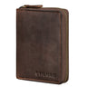 "Giannis" Billetera Mini Hombre Cuero RFID Vertical Vintage