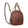 Leder rucksack cognac vintage braun