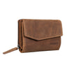 "Lark" Cartera Mujer Cuero Grande Vintage Con Protección RFID
