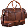 "Travis" Bolsa de viaje de piel vintage