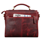 Partytasche Leder rot