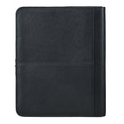 Leder Ringbuch schwarz mit Reißverschuss