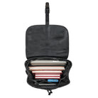 Damen Rucksack Leder schwarz