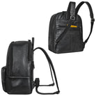Daypack schulter tasche leder schwarz