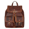 "Nora" Vintage Mochila Mujer Piel
