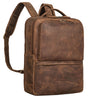 "Albert" Mochila de Cuero para Hombre con Múltiples Compartimentos