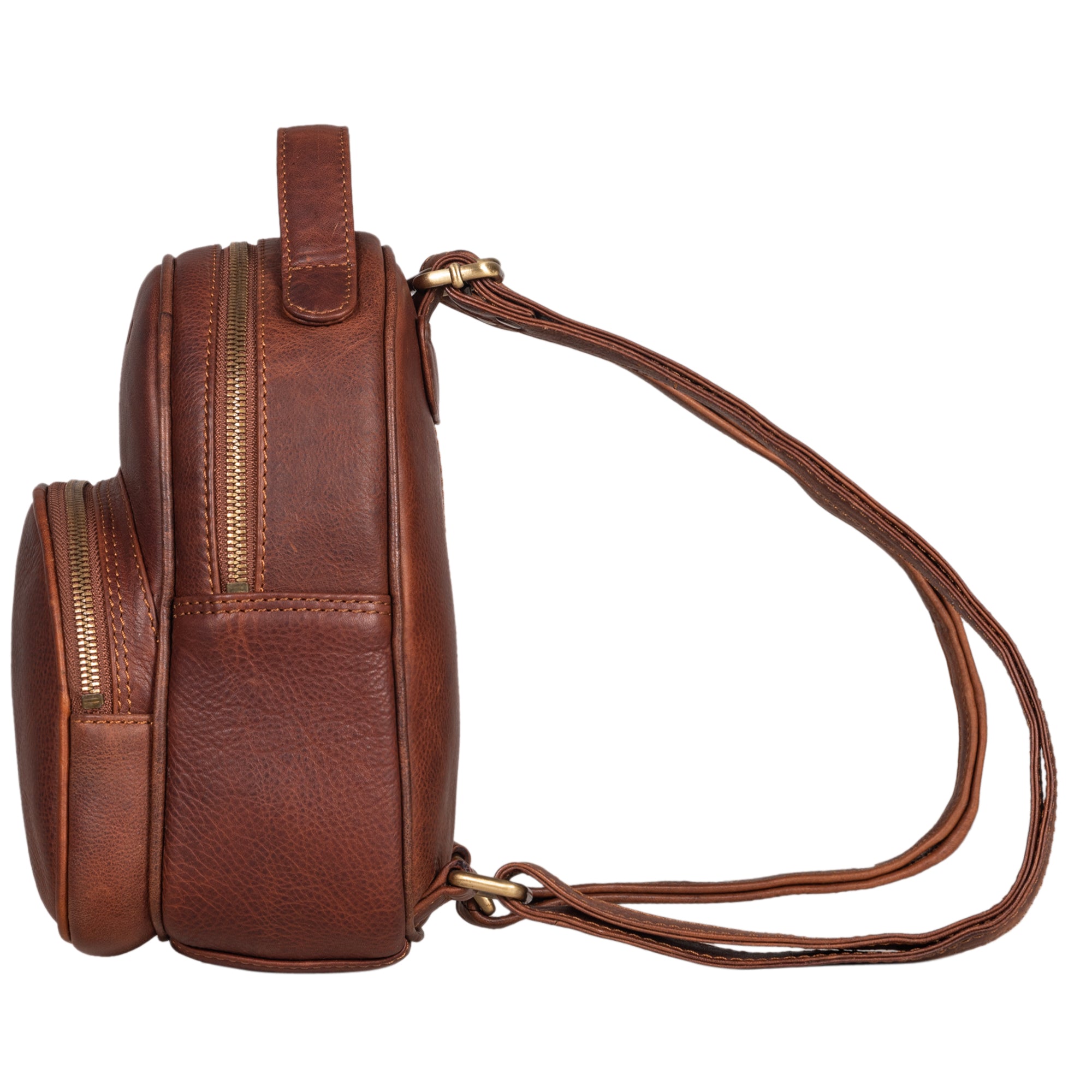 Leder Mini Rucksack Damen