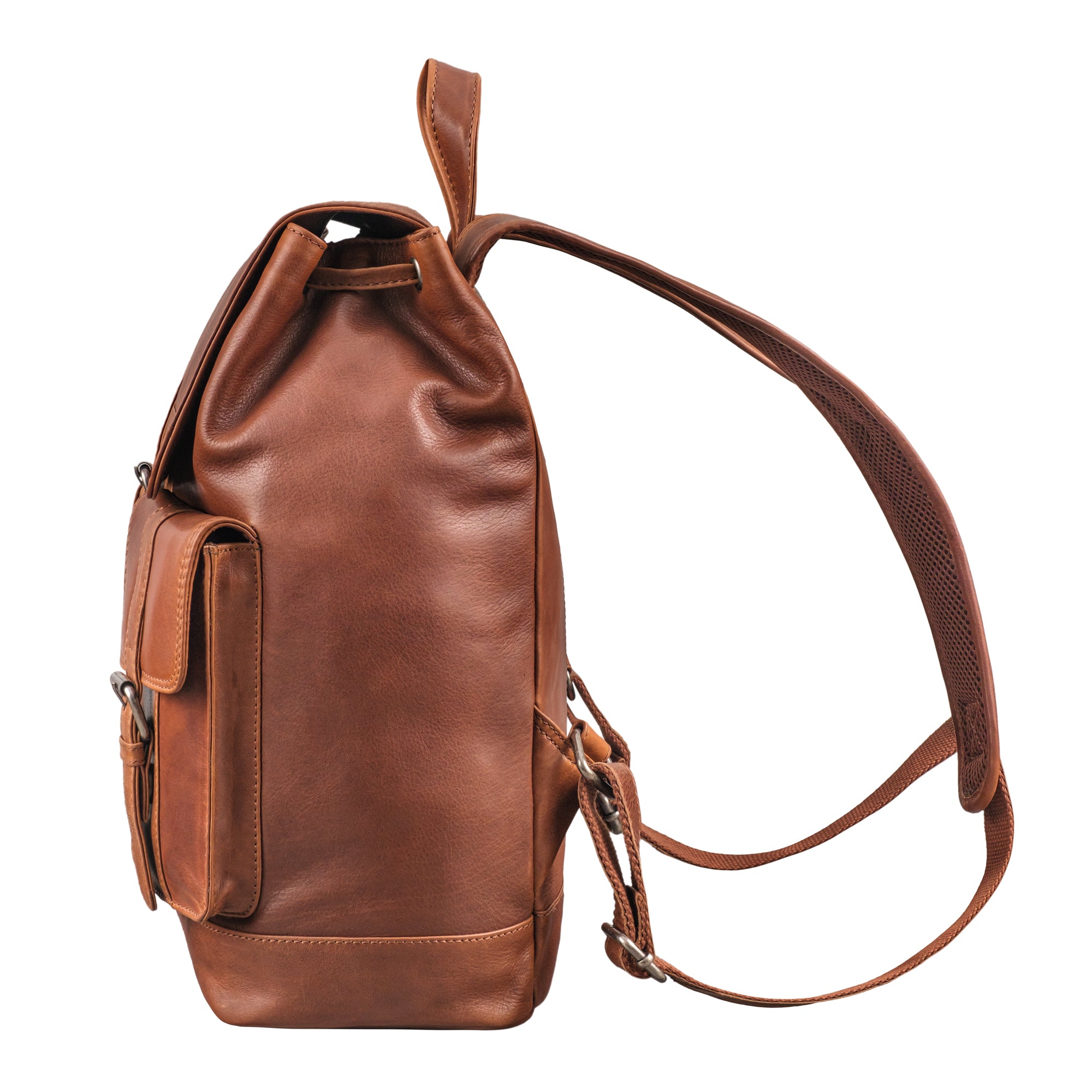 Leder Rucksack für Herren in braun
