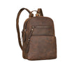 kleienr rucksack Damen braun wildleder