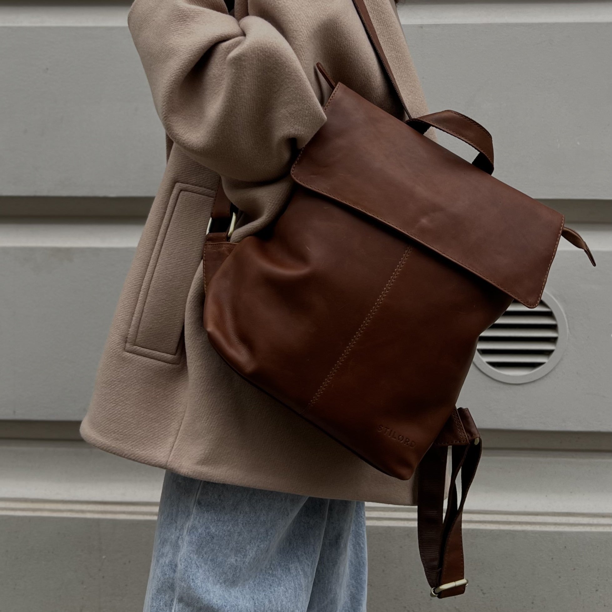 Echtleder Rucksack Damen