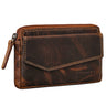 "Cruz" Llavero De Cuero Vintage Con Protección RFID Elegante
