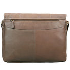 Unitasche Leder grau-braun