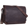 "Rick" Bolso De Cuero Para Laptop 15,6" Bandolera