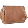 Segunda opción "Rick" Bolso de mensajero o bandolera de piel vintage