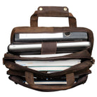 Ledertasche dunkelbraun