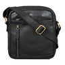 "Hawk" Bolso de Cuero para Hombre Pequeño Vintage Cruzado y Elegante