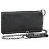 "Leonidas" Cartera Hombre Cuero con Cadena Protección RFID Vintage