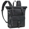 "Herakles" Mochila Premium de Cuero Rolltop 17" Laptop Grande Vintage
