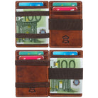 Leder Slim Wallet mit Kartenfächer