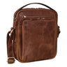 Ilkay Bolso De Cuero Hombre Pequeño Vintage Bandolera Para Uso Diario