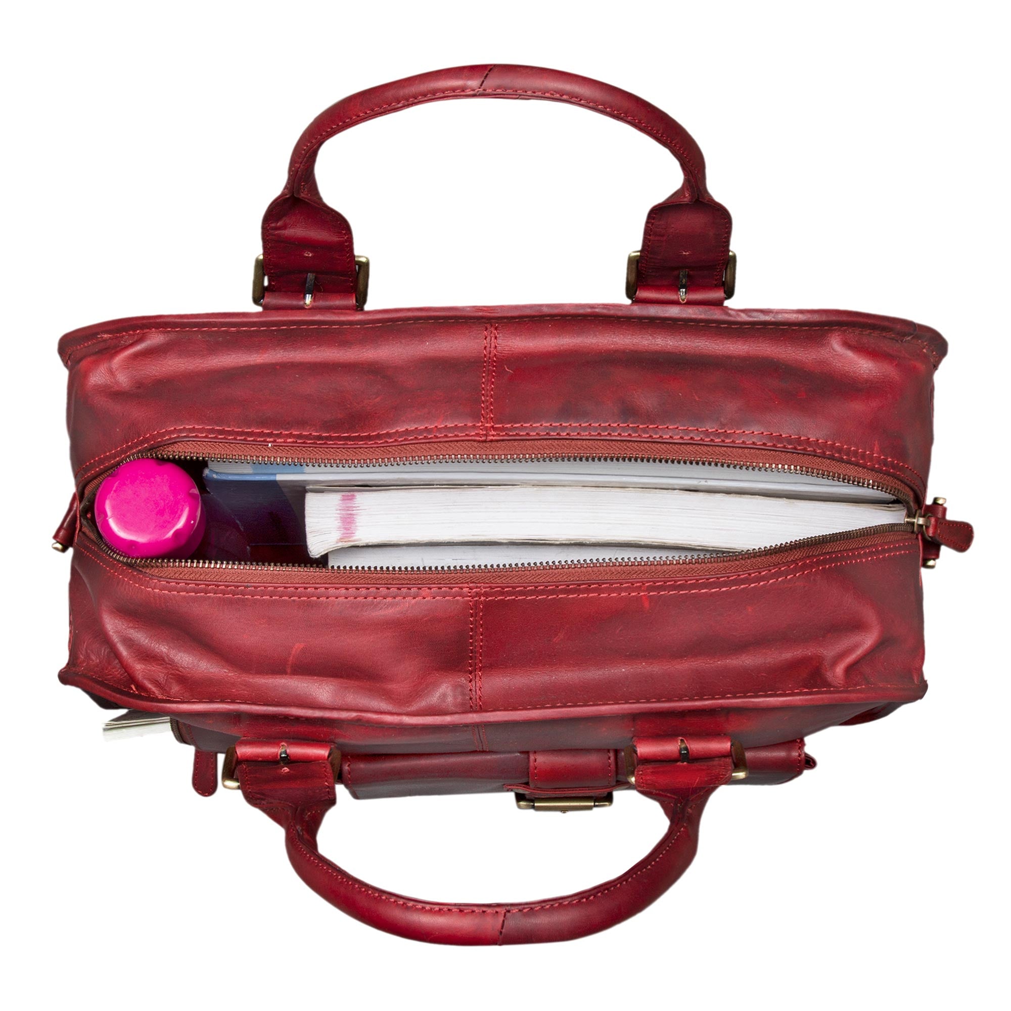 Handtasche Vintage rot Damen