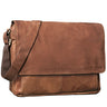 Segunda opción "Lonzo" Bolso de hombro de piel vintage