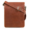 STILORD "Oxford" bolso bandolera hombre vintage de piel – tamaño mediano vertical DIN A4