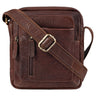 "Jamie" Bolso De Cuero Hombre Vintage Pequeño Para Viaje Y Diario