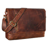 "Davis" Bolso Messenger de Cuero 13 Pulgadas