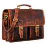 "Jeffrey" Portadocumentos Maletin Cuero Vintage