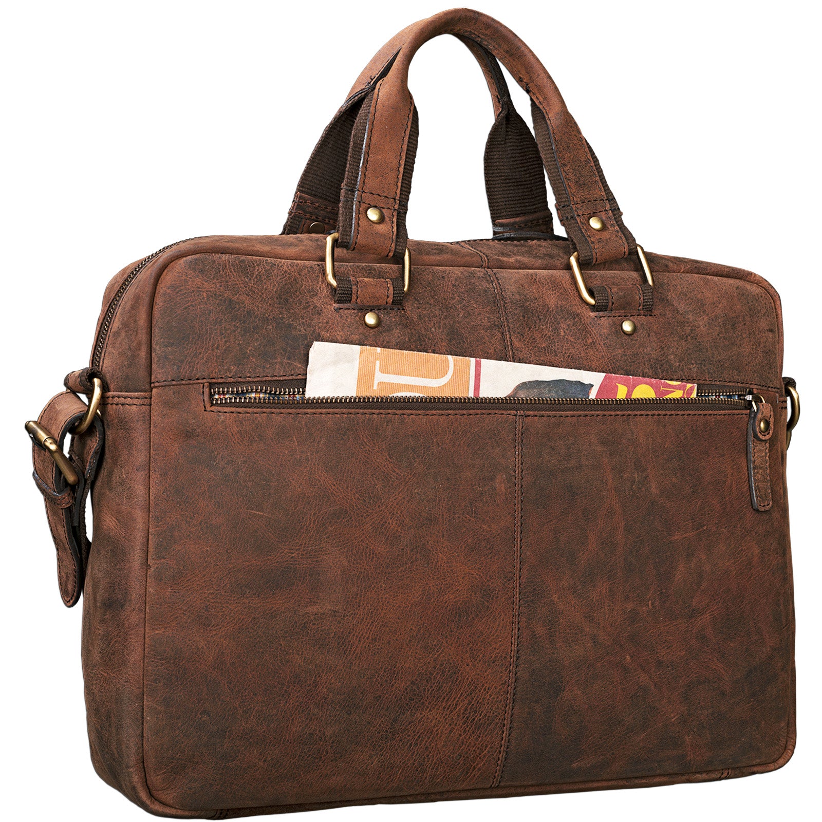 Officetasche Leder braun