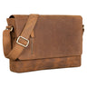 "Davis" Bolso Messenger de Cuero 13 Pulgadas