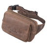 "Boston" Bandolera Cintura Hombre Piel