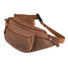 "Eliah" Riñonera o bolsa de cuero vintage