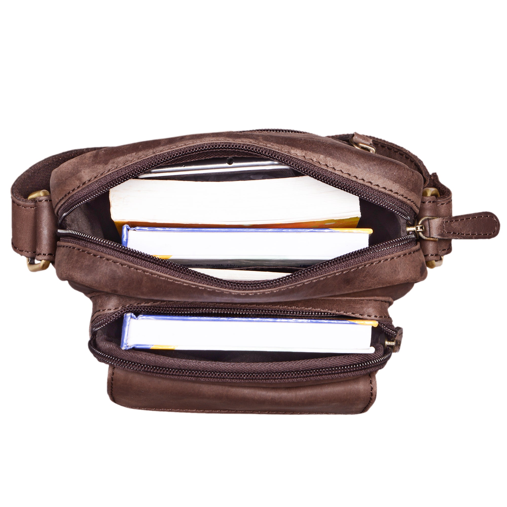Herrentasche Leder Vintage klein