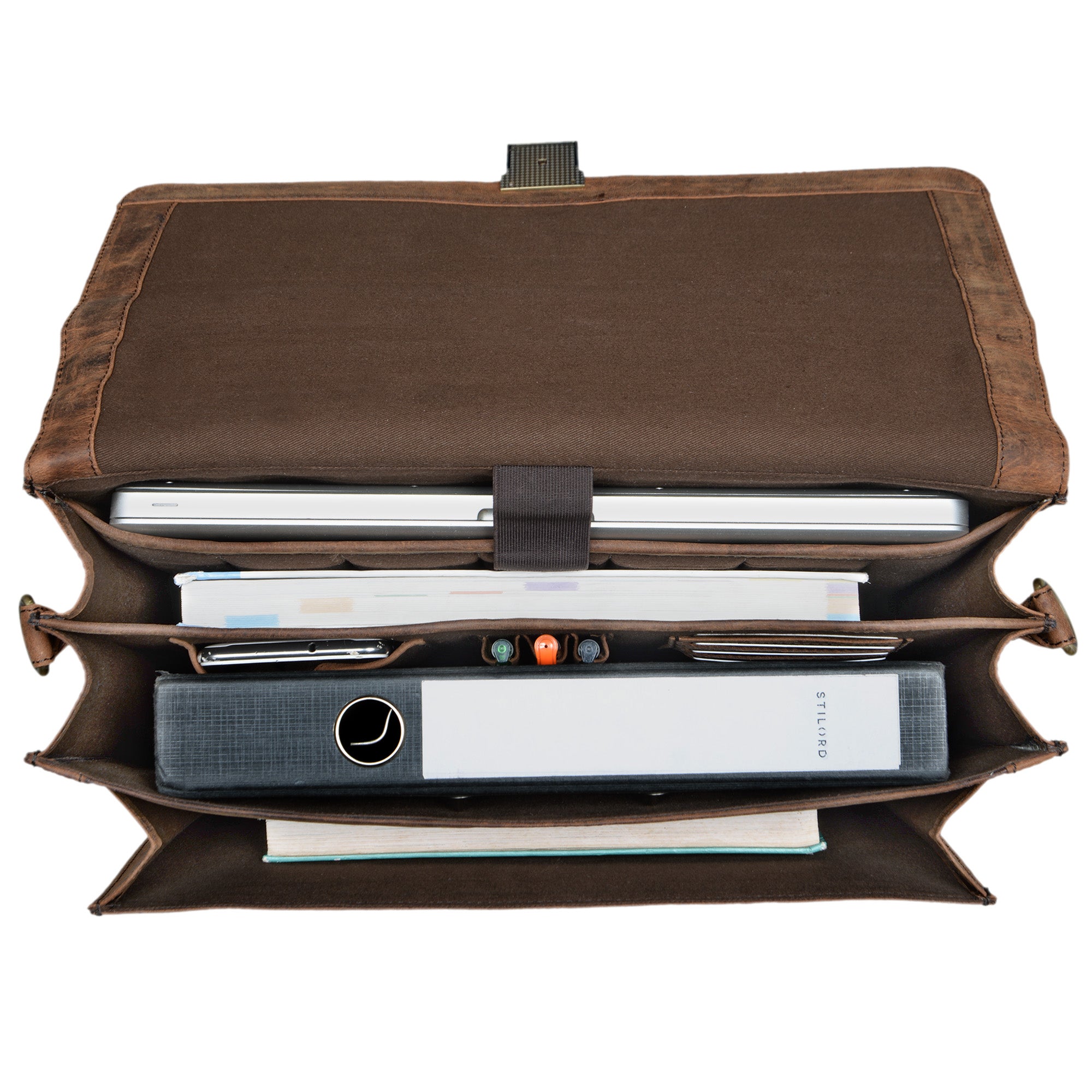 Leder Businesstasche braun