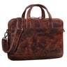 Große Ledertasche Herren braun