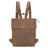 "Charlie" Vintage Mochila de Cuero