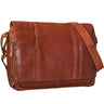 "Erik" Bolso Vintage De Cuero Marrón Para Laptop 15 6 Pulgadas