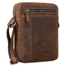 "Fox" Bolsa de Cuero para Hombre Vintage Messenger Pequeña y Elegante