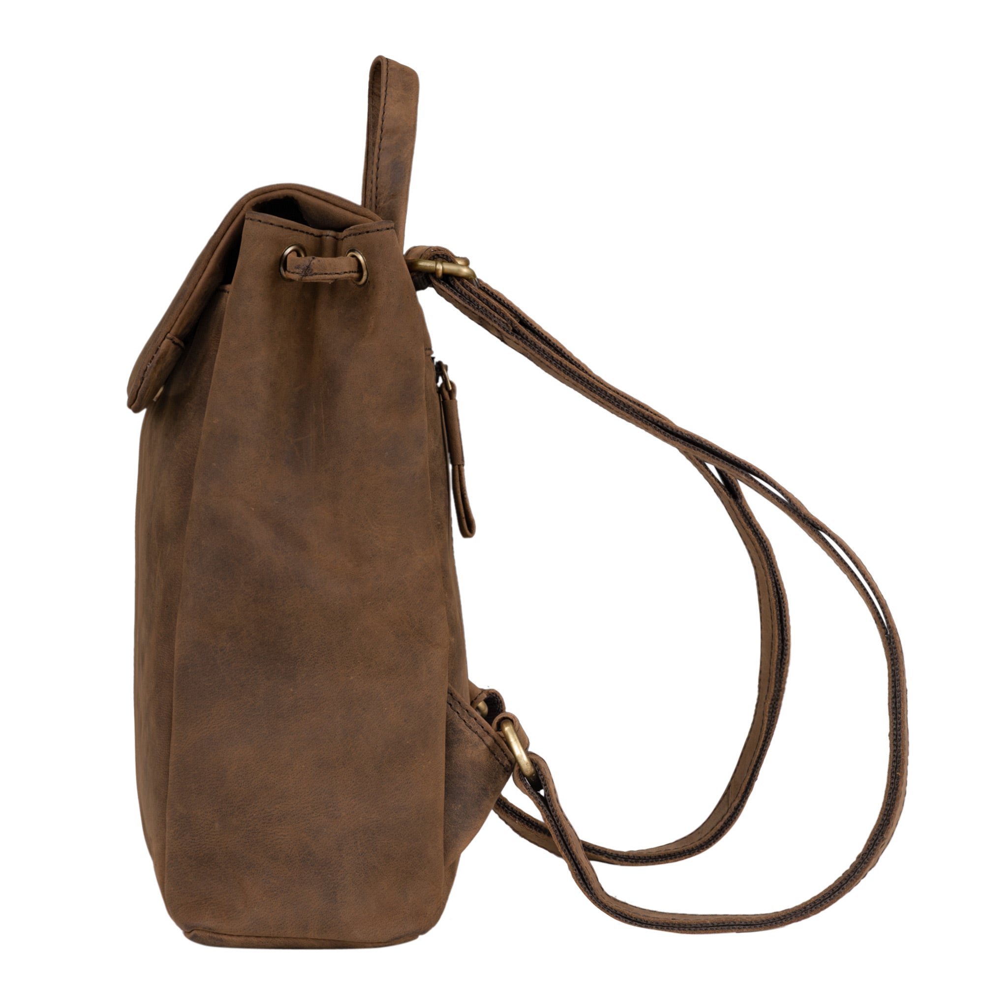 Daypack Rucksack aus echtem Leder