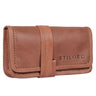 "Flavio" Bolsa de piel vintage para tabaco