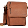 "Finn" Pequeña Bandolera De Cuero Hombre Vintage 8 4 Pulgada