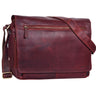 "Jan" Bolsa De Cuero Para Laptop 15,6" Para Hombre Y Mujer De Hombro